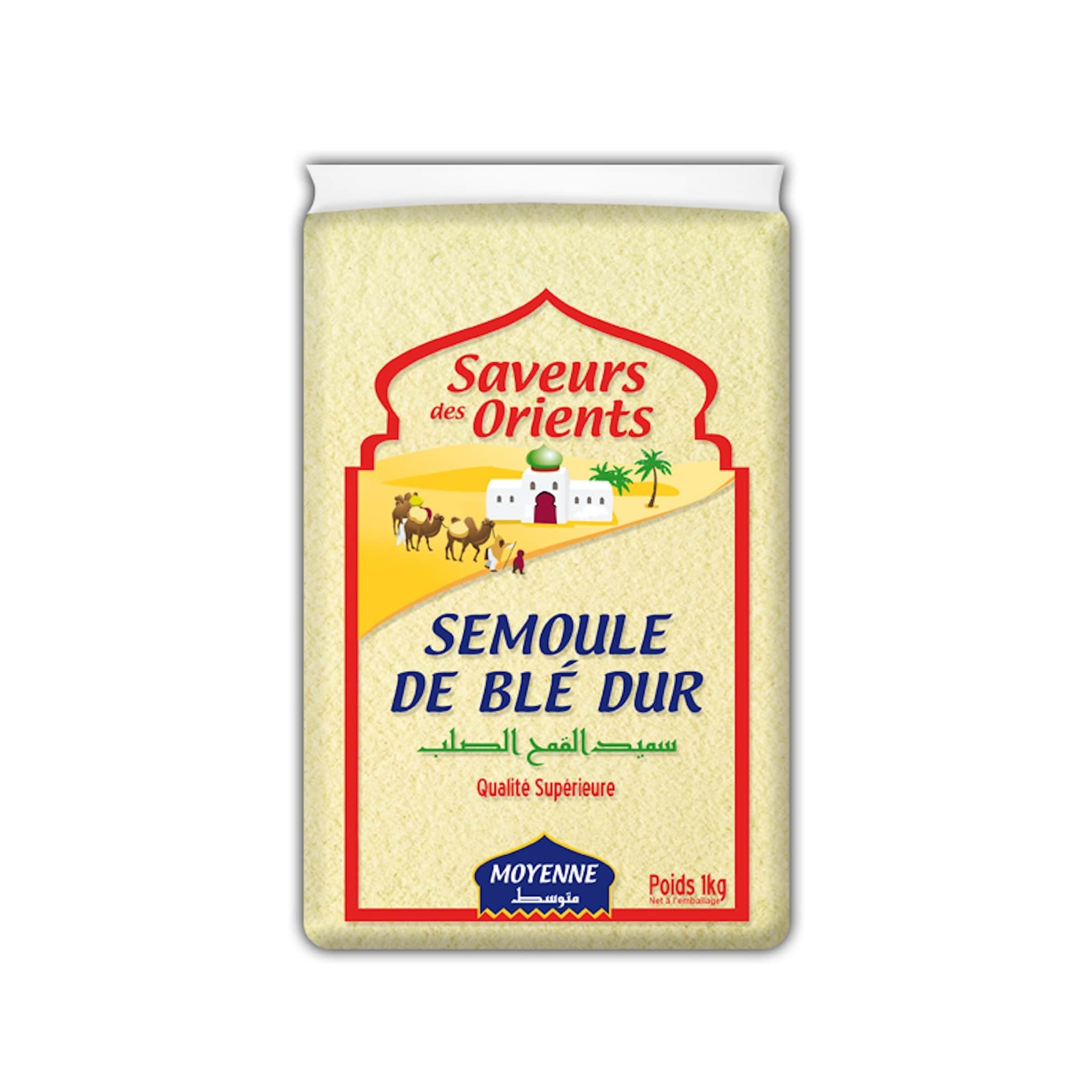 SEMOULE DE BLÉ DUR MOYENNE 1KG